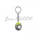 Porte-clé disque de frein Vert Porsche  Porte-clé disque de frein Vert Porsche